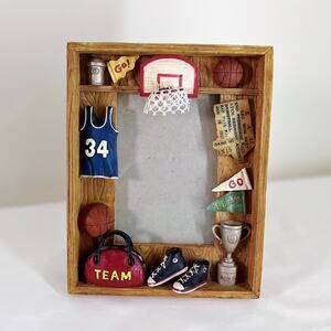 Vintage Russ Basketball 3D Picture Frame 5x4" Photo